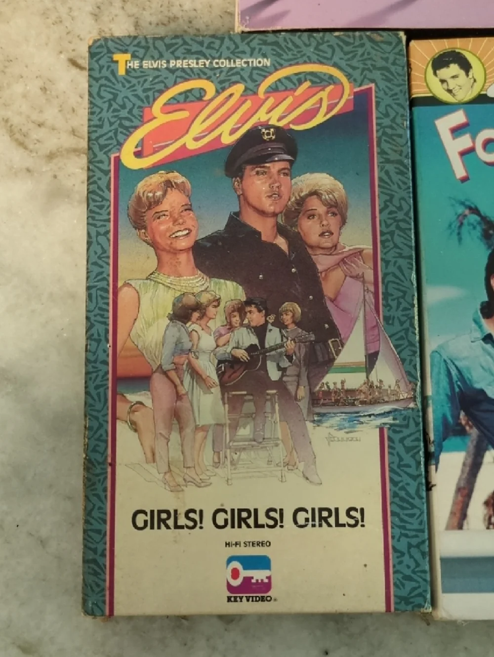 Elvis Presley Collectible Vintage Movie VHS Collection
